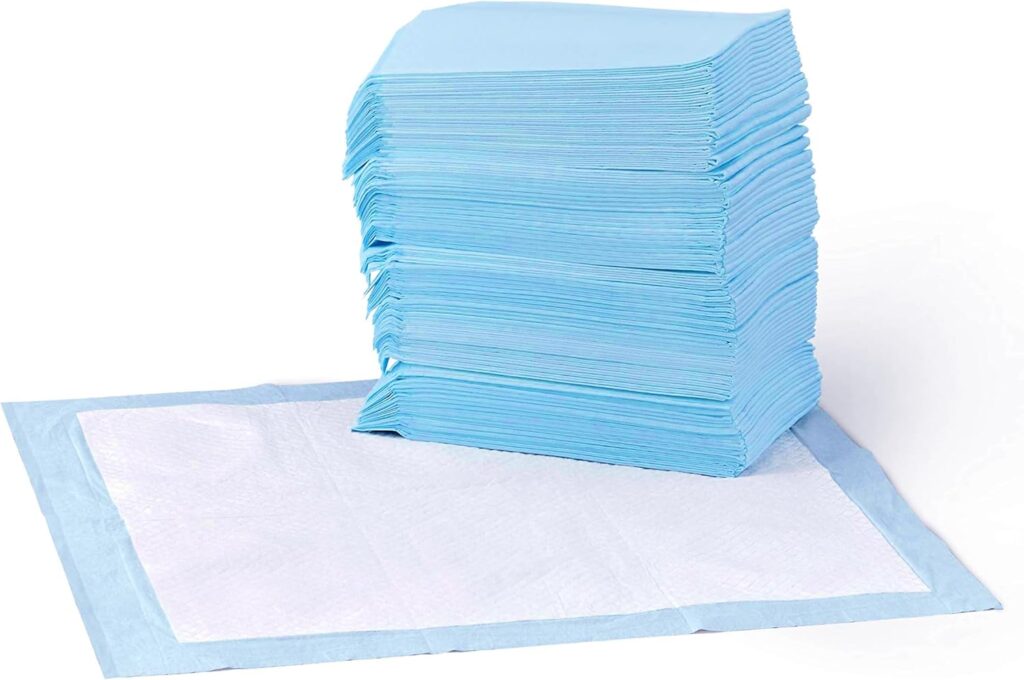 Buy Amazon Basics puppy house training pads. Featuring a quick-dry 5-layer surface, these 22x22" leak-proof potty pads protect floors. 50 count.