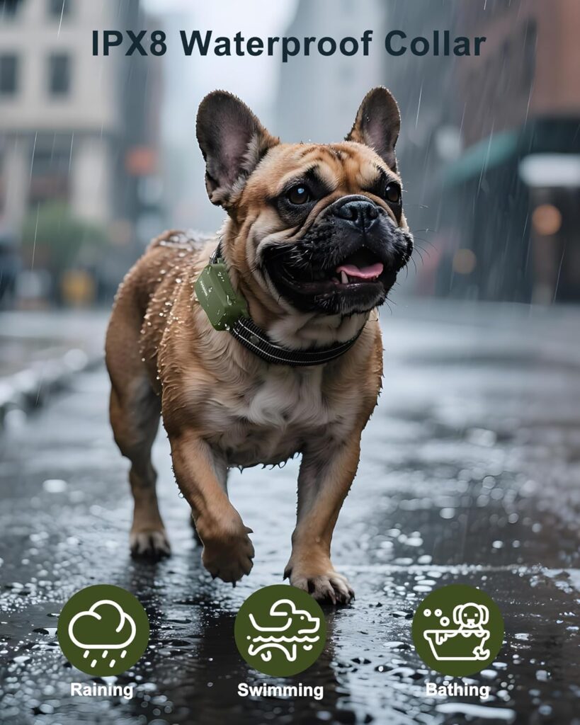 Discover the INVIROX dog training collar. This IPX8 waterproof e-collar features 4 modes, a 4500FT remote, and a security lock for dogs 10-120lbs.