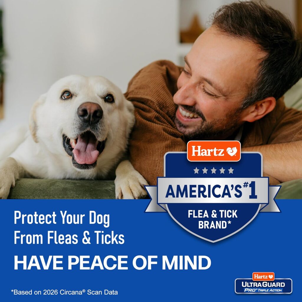 Best tick illness dog prevention starts with the Hartz UltraGuard Pro Reflective Flea & Tick Collar, providing 7 months of continuous, full-body protection.