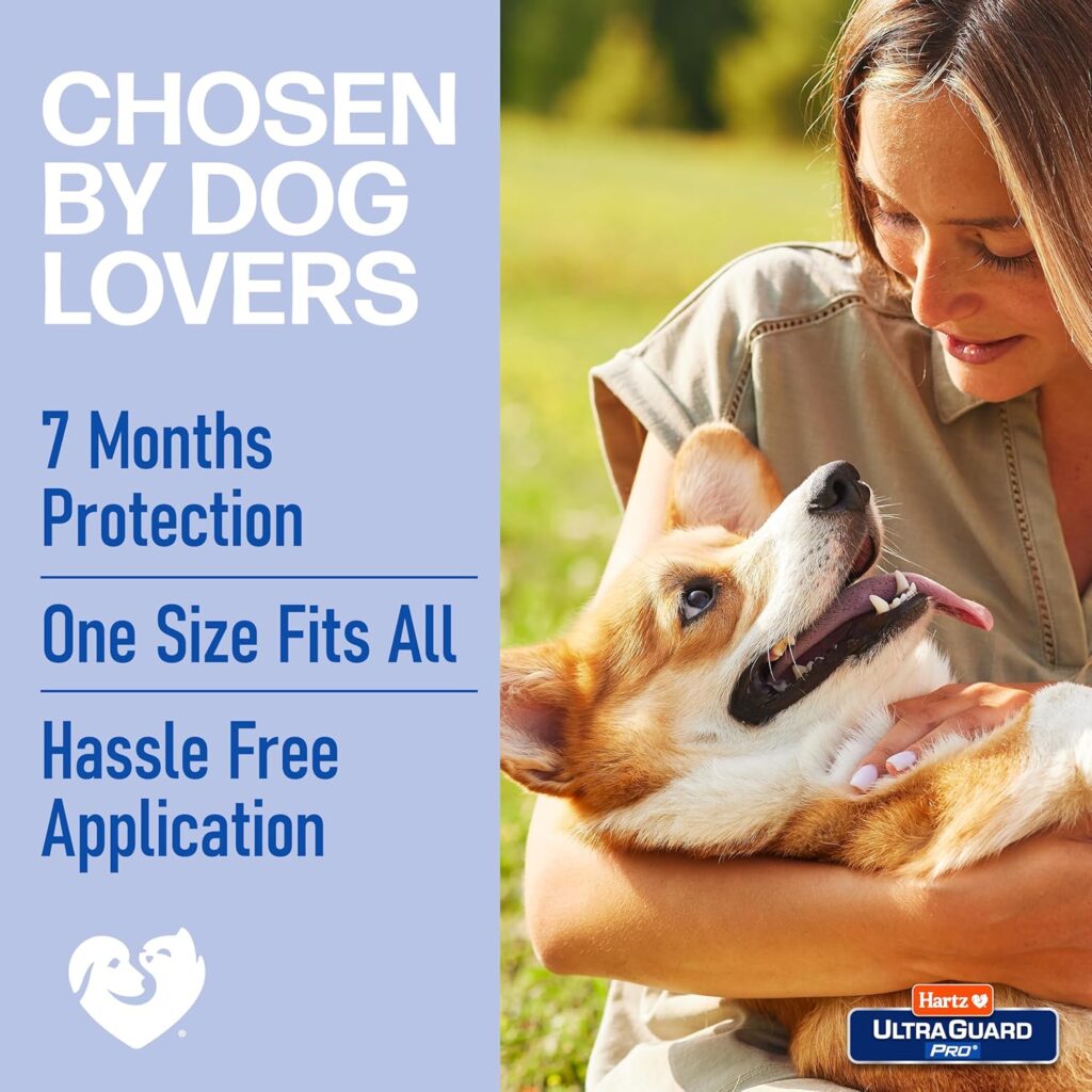 Best tick illness dog prevention starts with the Hartz UltraGuard Pro Reflective Flea & Tick Collar, providing 7 months of continuous, full-body protection.